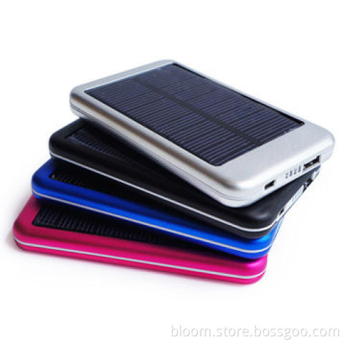 5,000mAh Solar USB Mobile Phone Charger for iPhone 5S/4S, Samsung, HTC, Nokia and Digital Cameras